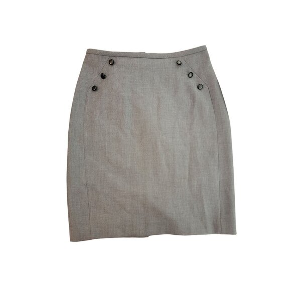 White House Black Market Dresses & Skirts - White House Black Market Gray Pencil Skirt Size 2 Polyester & Rayon